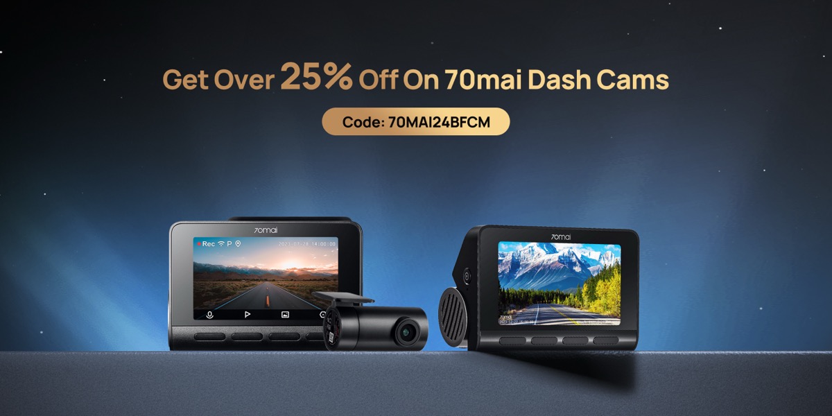 Black Friday Deals: 70mai dashcams are the perfect holiday gift for safety-conscious drivers