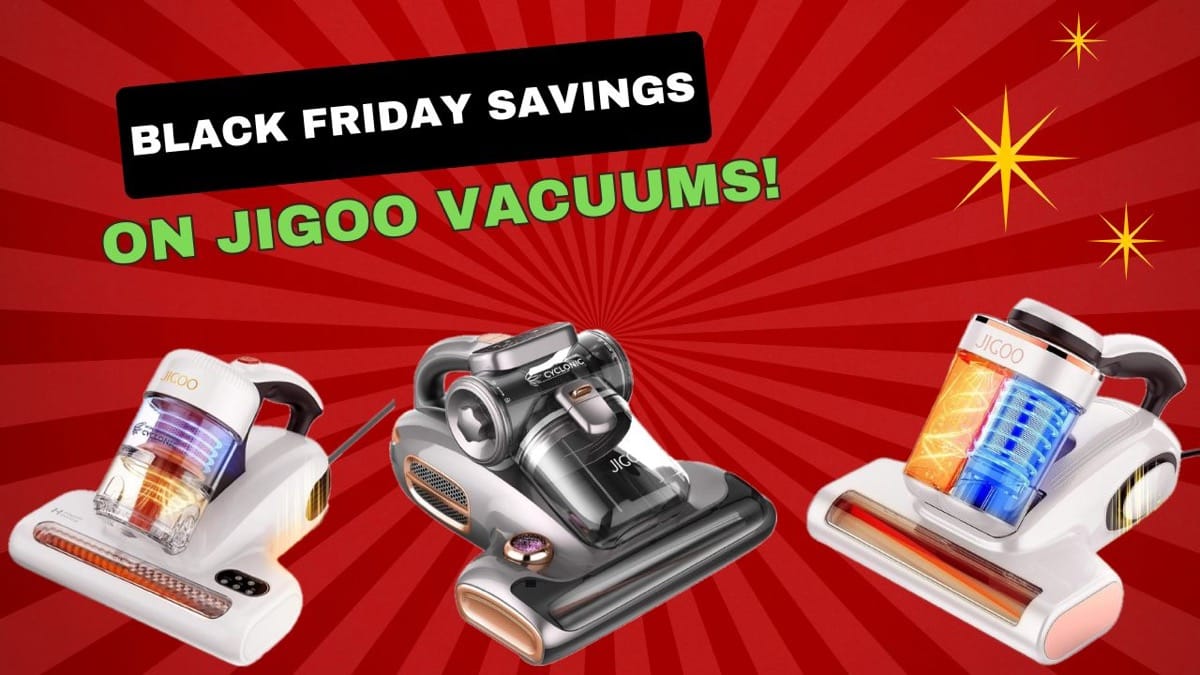 Black Friday Deals: JIGOO Bed Vacuum Cleaners for a Healthier Home