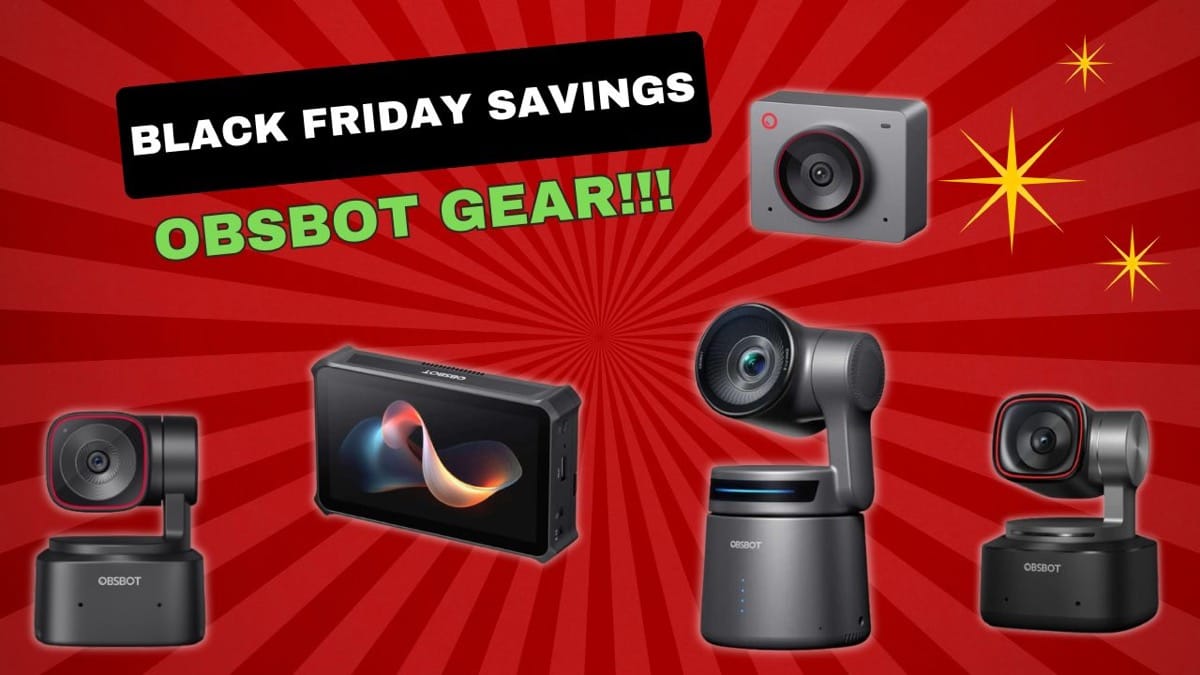 Black Friday Deals: Elevate your streaming gear with deals from OBSBOT