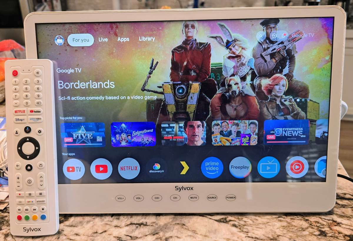 Sylvox 15.6″ Waterproof TV review – Google TV to go