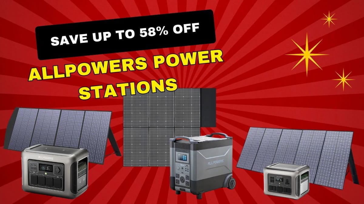 ALLPOWERS Christmas Sale: Up to 58% Off Power Stations!