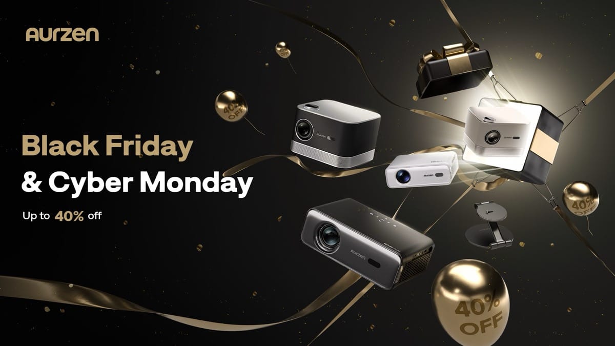 Black Friday Deals on Aurzen Smart Projectors – Save Big on Home Entertainment!